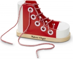 Holzschnürschuh MELISSA & DOUG zum Üben des Schnürens