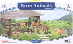 Set aus Bauernhoftieren