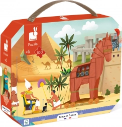 Panorama-Puzzle im Koffer Antike und Mythologie, 100 Teile