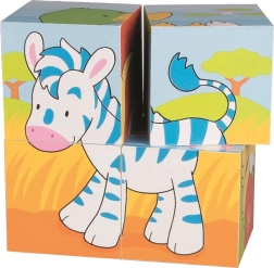 Holzbausteine Tiere von Goki