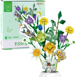 Kreatives Bauset – dekorativer Blumenstrauß, 997 Teile
