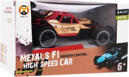 Goldenes Metallauto mit Fernsteuerung