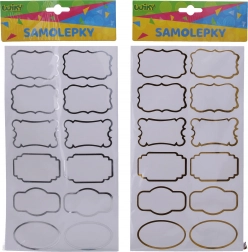 Aufkleber 14x25,5 cm für Gewürzgläser, Namensschilder, Rahmen