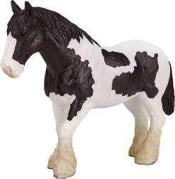 Mojo Figur Clydesdale-Pferd schwarz-weiß