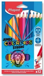 Buntstifte MAPED Color'Peps Strong Jumbo 12 Stk.