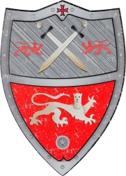 Souza! Ritterschild Tristan aus EVA-Schaum