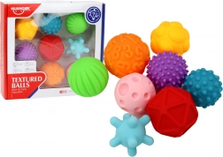 Sensorische Bälle unterschiedlicher Texturen 8 Stk. bunt