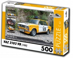 Puzzle Retro-Autos Vaz 2103 VB (1980) – 500 Teile