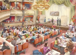 Falcon Puzzle Bingo-Saal 1000 Teile