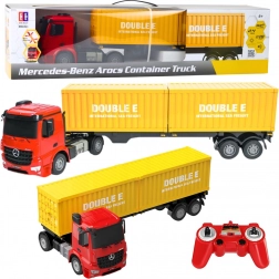 RC-Lkw mit Container MERCEDES-BENZ AROCS 1:26
