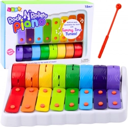 Rock N' Roller Piano für Kinder – drehbares Farbrad