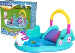 Aufblasbarer Wasser-Spielplatz Einhorn 274 × 198 × 137 cm BESTWAY