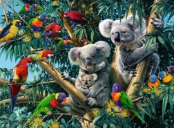Puzzle Koalas auf dem Baum 500 Teile