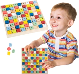 Small Foot Holz-Sudoku mit bunten Würfeln