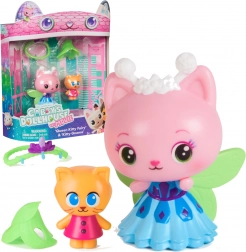 GABBY’S DOLLHOUSE Film – Figuren-Set Königin Kitty Fairy und Kitty Gnome mit Zubehör