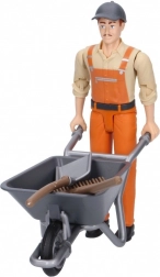 Bruder Bworld Set Kommunal mit Figur