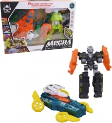 Transformierender Roboter mit Flugzeug – Set für Kinder ab 3 Jahren