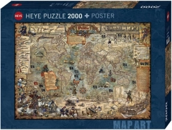 Puzzle 2000 Teile – Welt der Piraten