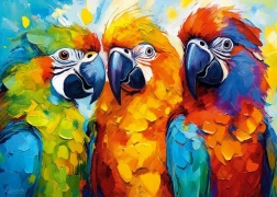 Cherry Pazzi Puzzle Tropisches Trio 500 Teile