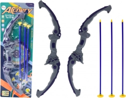 Kinderbogen mit Saugnapf-Pfeilen, lila, 3 Stück