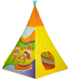 Kinder-Tipi-Zelt IPLAY mit indianischen Motiven