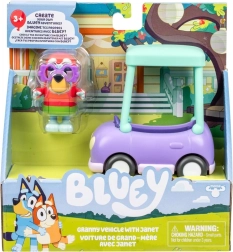 Figurenset BLUEY – Omas Auto und Janet
