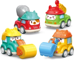 Bau Lkw auf Schwungrad 8 cm