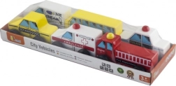 Holzautos für Kinder - Set mit 6 Fahrzeugen