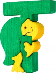 Fauna Alphabet – Buchstabe T Schildkröte