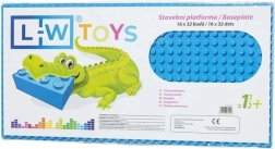 Bauplatte Blau Junior 16x32 Noppen