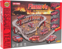 Feuerwehr-Rennbahn-Version für Kinder