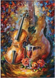 Puzzle Gitarre und Geige 500 Teile