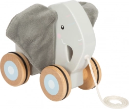 Holz Ziehspielzeug Elefant mit raschelnden Ohren