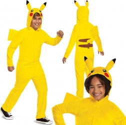 Kinderkostüm POKEMON Pikachu Kigurumi (10–12 Jahre, 137–149 cm)