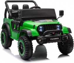 Grünes Kinderauto mit Batterie