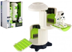 Raumstation mit Lichtern und Sounds mit Astronaut, batteriebetrieben