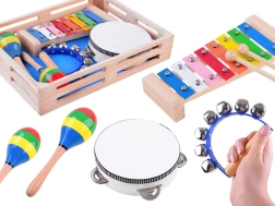 Holz Musik Set für Kinder 4 in 1
