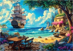 Puzzle Piratenbucht XL 260 Teile
