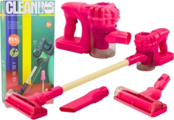 Kinder-Stehstaubsauger mit Lichtern und Geräuschen – rosa