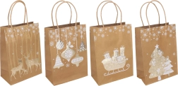 Geschenktasche S 15 × 21 × 8 cm Weihnachten
