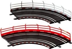 Leitplanke für Carrerabahnen GO!!!, GO!!! Plus und Digital 143 – Set mit 10 Stück