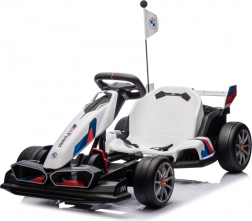 Elektrisches BMW Kinder-Gokart mit Drift-Funktion – weiß