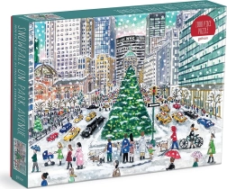 Puzzle Schneefall auf der Park Avenue von Michael Storrings - 1000 Teile