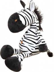 Plüschspielzeug Zebra schwarz-weiß 25 cm