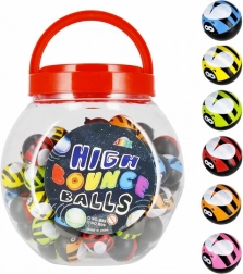 Springball Marienkäfer 3 cm in Dose – bunte Mischung