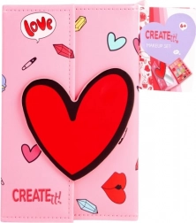 Kinder-Make-up-Buch mit Magnet CREATE IT! mit Herz
