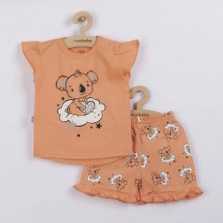 Sommerliches Kinderpyjama New Baby Dream lachsfarben