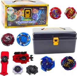 Thunder Gyro Kreisel-Set mit Startern, 8 Stück