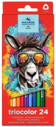 Dreikant-Farbstifte Koh-i-Noor Triocolor 24 Stk