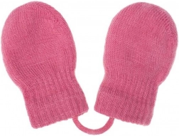 Baby-Winterstrickhandschuhe NEW BABY rosa